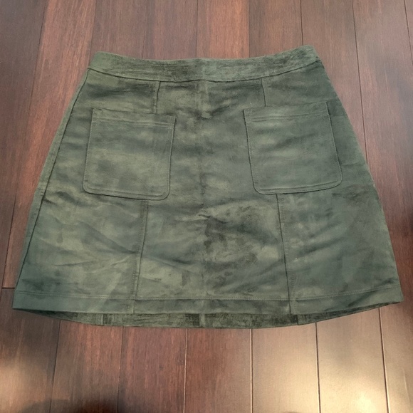 Old Navy Dresses & Skirts - Old Navy Sage Green Suede Skirt